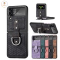 Lighinthebox, Handy Hülle Handyhüllen Für Samsung Galaxy Klappetui Z Flip 4 Tragbar Flipbare Hülle Ganzkörperschutz Einfarbig TPU PC Lightinthebox