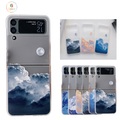 Handy Hülle Handyhüllen Für Samsung Galaxy Rückseite Z Flip 4 Z Flip 3 Flipbare Hülle Ganzkörperschutz Anti-Kratz Landschaft PC Lightinthebox