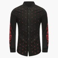 Herren Hemd Grafik-Drucke Totem Umlegekragen Gelb Rote Outdoor Strasse Langarm Button-Down Bedruckt Bekleidung Modisch Designer Casual Weich Lightinthebox