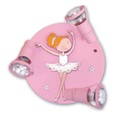 Waldi-Leuchten, Waldi-Leuchten Deckenrondell BALLERINA in rosa