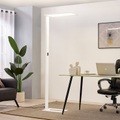 PRIOS, Prios Taronis LED-Büro-Stehlampe, Dimmer, weiß