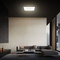 Briloner, LED-Deckenlampe Free, 29 x 29 cm, schwarz