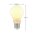 LED-Lampe E27 8W 2.700K dimmbar, opal