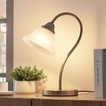 Gebogene Tischleuchte Mialina, E27 LED