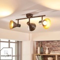 Zera - längliche LED-Deckenlampe m. Easydim-Lampen