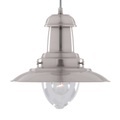 Searchlight, Hängeleuchte Fisherman Ø 32cm in Silber