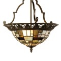 Villads - Deckenleuchte im Tiffany-Stil