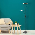 Globo, LED-Deckenfluter Ebro mit LED-Leselampe, dimmbar