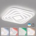 LED-Deckenleuchte Queen, dimmbar, CCT, weiß