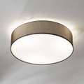 Braune Textil-Deckenlampe Pasteri 57 cm