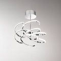 LED-Deckenleuchte 6398 chrom