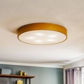 TEMAR LIGHTING, Deckenleuchte Cleo in Gold mit Diffusor, Ø 60cm
