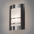 Schöne LED-Außenwandleuchte Katalea in Silber