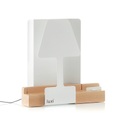 Aluminor, LED-Tischleuchte Luxi mit integrierter Ladestation