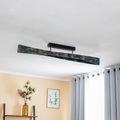 Quitani Baloria LED-Pendelleuchte schwarz/oxidiert