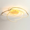 Escale Space - LED-Deckenlampe, 80 cm, Blattgold