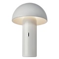 LED-Tischleuchte Svamp mit Akku, drehbar, weiß