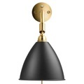 GUBI, Gubi-Bestlite BL7 Wandleuchte, Messing/ Schwarz