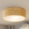 Deckenlampe Cleo aus Holz mit Diffusor, Ø 27,5cm