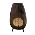 Bover Amphora 01 Terrassenleuchte, rattan brown
