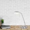 LED-Schreibtischleuchte Eloi, dimmbar, stahl