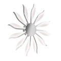 LED-Wandleuchte Dela-Suna 12-flg. chrom, dimmbar