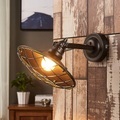 Lampenwelt.com, Pekka - Wandlampe mit Gitterabdeckung