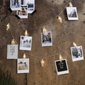 Batteriebetr. LED-Foto-Lichterkette Clippy m Timer
