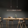 Rothfels Malu LED-Hängelampe, gold oxidiert 119 cm
