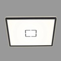 LED-Deckenleuchte Free, 42 x 42 cm, schwarz