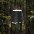 LED-Akku-Tischlampe Nuindie mini 25cm nachtschwarz