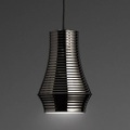 Bover Tibeta 01 - LED-Hängeleuchte, chrom-schwarz