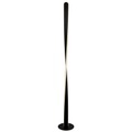 LED-Stehleuchte Paddle in mattem Schwarz