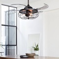 Deckenventilator Fanaway Industri, Licht, schwarz