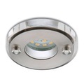Matt-nickelfarbener LED-Einbaustrahler Nikas IP23