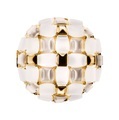 Slamp Mida Wandleuchte, 32x32 cm, gold/weiß