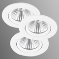 Nordlux Freemont 47580101 LED-Einbauleuchte 3er Set EEK: LED (A++ - E) 16.5 W Warm-Weiß Weiß