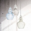 Pendelleuchte Eustoma mit klarem Glas