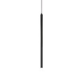 Ideal Lux Ultrathin LED-Hängelampe Ø 3cm schwarz