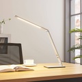 Lampenwelt.com, Alu-LED-Schreibtischlampe Nicano mit Dimmer