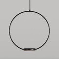 LED-Hängeleuchte Odigiotto in Schwarz