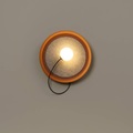 Home - Wandleuchte 38 Cm Durchmesser G9 Led 1X 4,8W Texturiertes Kupfer Lack