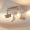 Quadratische LED-Deckenleuchte Iluk, vierflammig
