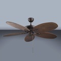 PHUKET Deckenventilator in Flechtoptik