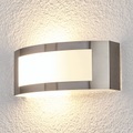 Raja - Außenwandlampe aus Edelstahl