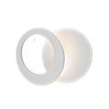 Mantra Iluminación, LED-Wandleuchte Toronto, weiß, Ø 22 cm, Alu, verstellbar