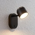 LINDBY, Lindby Marrie LED-Spot mit Schalter, schwarz