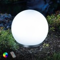 Esotec, Schwimmfähige RGB-LED-Solarkugel Float 25 mit FB