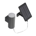 Lindby Maurun LED-Solarwandleuchte, schwarz