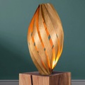 GOFURNIT, Stehlampe Ardere, Kirschbaum, Höhe 70 cm